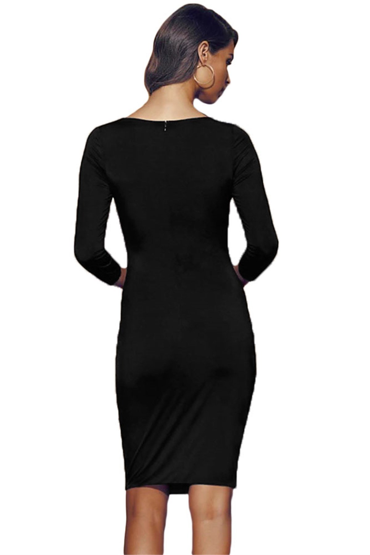 Kalbinle KB101396 Ön Kısmı Bağcıklı Tek Parça Elbise