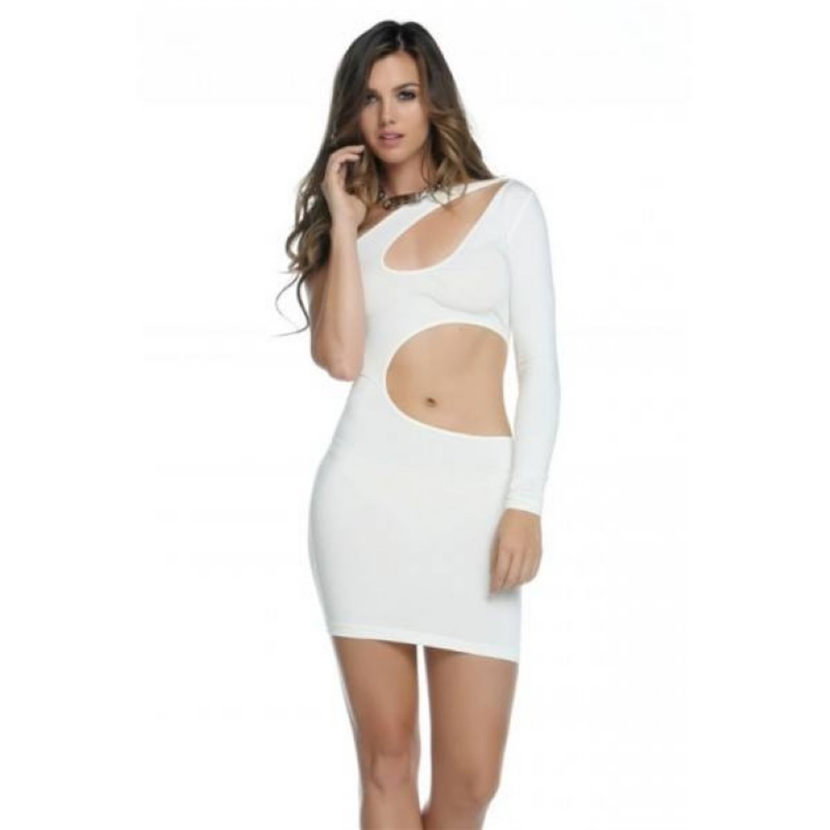 Kalbinle KB101005 Seksi Mini Elbise