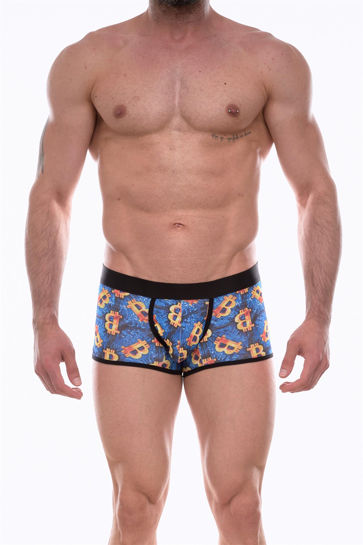 Kalbinle Erkek Desenli Boxer