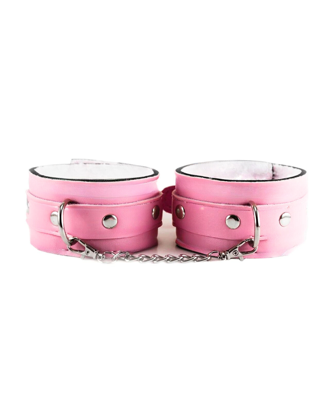 Kalbinle Fantezi Deri Seksi Pembe Kedi Maske Kelepçe Kırbaç Seti ( 3'lü set) TG275368