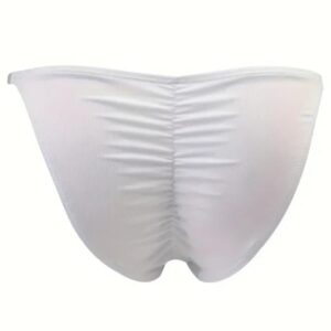 Erkek Beyaz Büzgülü Slip İç Giyim