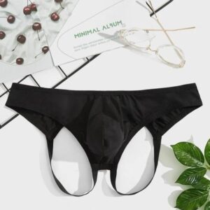 Erkek Fantazi Siyah Jockstrap İç Giyim