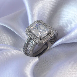 Tegan Gümüş Renk Zirkon Taşlı Kadın Yüzük TG27BYK2583