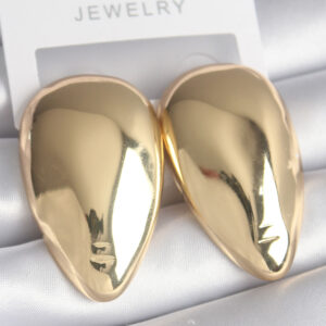 Tegan Pirinç Gold Renk Badem Model Kadın Küpe TG27BKP8545