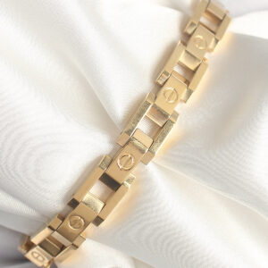 Tegan 316L Çelik Gold Renk Unisex Bileklik TG27BB6497