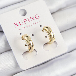 Tegan Xuping Çit Halka Model Gold Renk Kadın Küpe TG27BKP10841