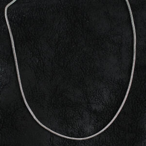 Tegan 316L Çelik Örme Zincir Model Gümüş Renk Erkek Kolye TG27ERK1389