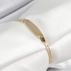 Tegan Pirinç Oval Model Gold Renk Xuping Bebek Künyesi TG27BB7435
