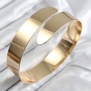 Tegan Pirinç Sarmal Model Gold Renk Pazu Bileklik TG27BB7615
