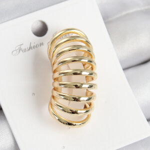 Tegan Pirinç Yay Model Gold Renk Sağ Kıkırdak Küpe TG27BKP10994