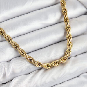 Tegan 316L Çelik Burgu Model Gold Renk Kadın Kolye TG27BKO10485