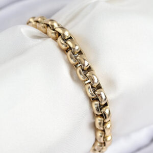 Tegan 316L Çelik Halat Zincir Model Gold Renk Kadın Bileklik TG27BB7830
