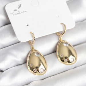 Tegan Gold Renk Pirinç Damla Model Kadın Küpe TG27BKP11281