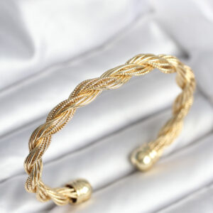 Tegan Burgu Zincir Model Gold Renk Kadın Vintage Bileklik TG27BB8017