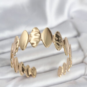 Tegan Pirinç Gold Renk Parçalı Model Kadın Bileklik TG27BB8056