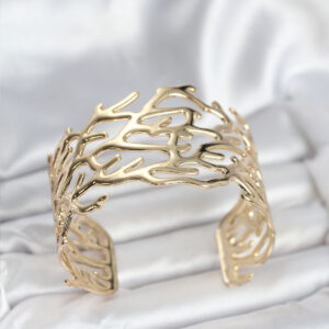 Tegan Pirinç Gold Renk Vintage Model Kadın Bileklik TG27BB8064