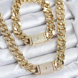 Tegan Xuping Gurmet Gold Renk Kolye ve Bileklik Seti TG27BKO10629