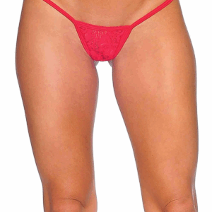 Tegan Kırmızı Dantelli Tanga TM1166