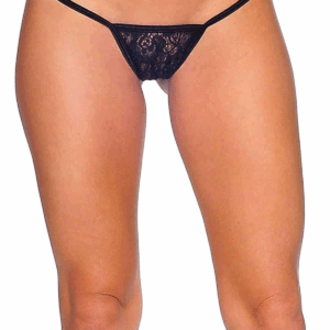 Tegan Siyah Dantelli Tanga TM1164