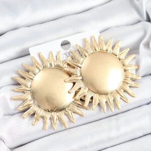 Tegan Pirinç Güneş Model Gold Renk Kadın Küpe TG27BKP10749