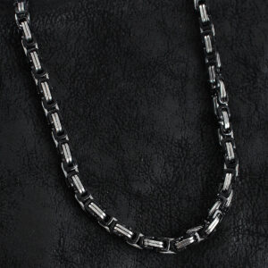 Tegan 316L Çelik Kral Zincir Model Gümüş Renk Erkek Kolye TG27ERK1405