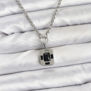 Tegan 316L Çelik Zincir Gümüş Renk Vintage Model Kadın Kolye TG27BKO10686