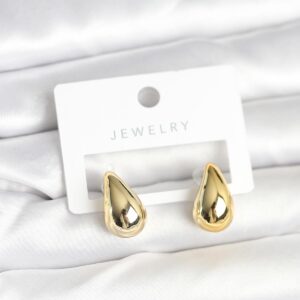 Tegan Gold Renk Damla Küpe 17 mm TG27BKP11377