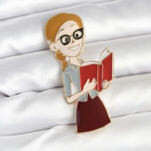 Tegan Öğretmen Figürlü Broş TG27BR463