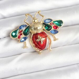Tegan Süslü Arı Model Broş TG27BR470