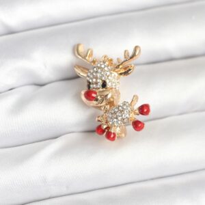 Tegan Noel Geyiği Model Yılbaşı Temalı Broş TG27BR472