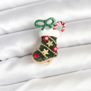 Tegan Yılbaşı Çorabı Temalı Broş TG27BR474