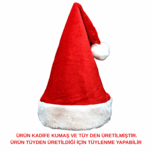 Tegan Unisex Seksi Kadife Yılbaşı Şapkası TG279302