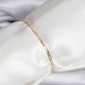 Tegan 14K Gold Renk Kaplama Minimal Zincir Model CM Kadın Bileklik TG27BB8137