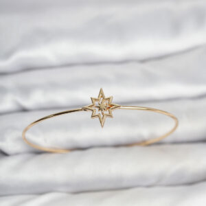 Tegan Kutup Yıldızı Model Gold Renk Bileklik TG27BB8144