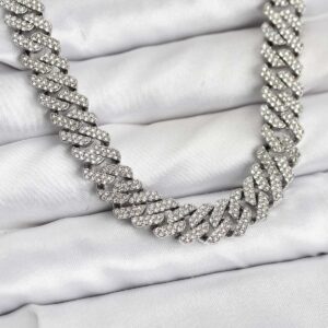 Tegan Pirinç Cuba Chain Gurmet Model Kolye TG27BKO10809