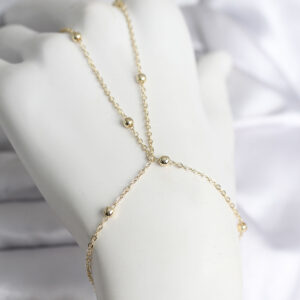 Tegan 316L Çelik Gold Renk Topçuk Zincir Model Kadın Şahmeran TG27SN728