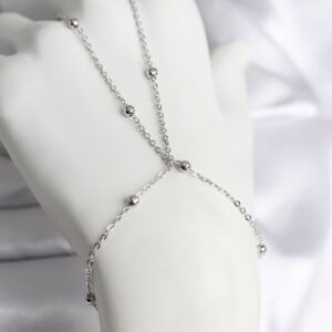 Tegan 316L Çelik Gümüş Renk Topçuk Zincir Model Kadın Şahmeran TG27SN729