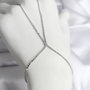 Tegan 316L Çelik Gümüş Renk Ezme Zincir Model Kadın Şahmeran TG27SN731