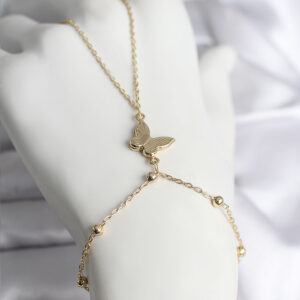 Tegan 316L Çelik Gold Renk Kelebek Model Kadın Şahmeran TG27SN732