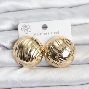 Tegan 316L Çelik Gold Renk Vintage Kadın Küpe TG27BKP11577