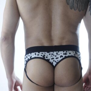 Erkek Desenli Fantezi Jockstrap İç Çamaşırı