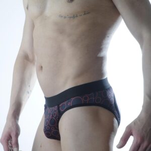 Erkek Fantezi Daire Desenli Jockstrap