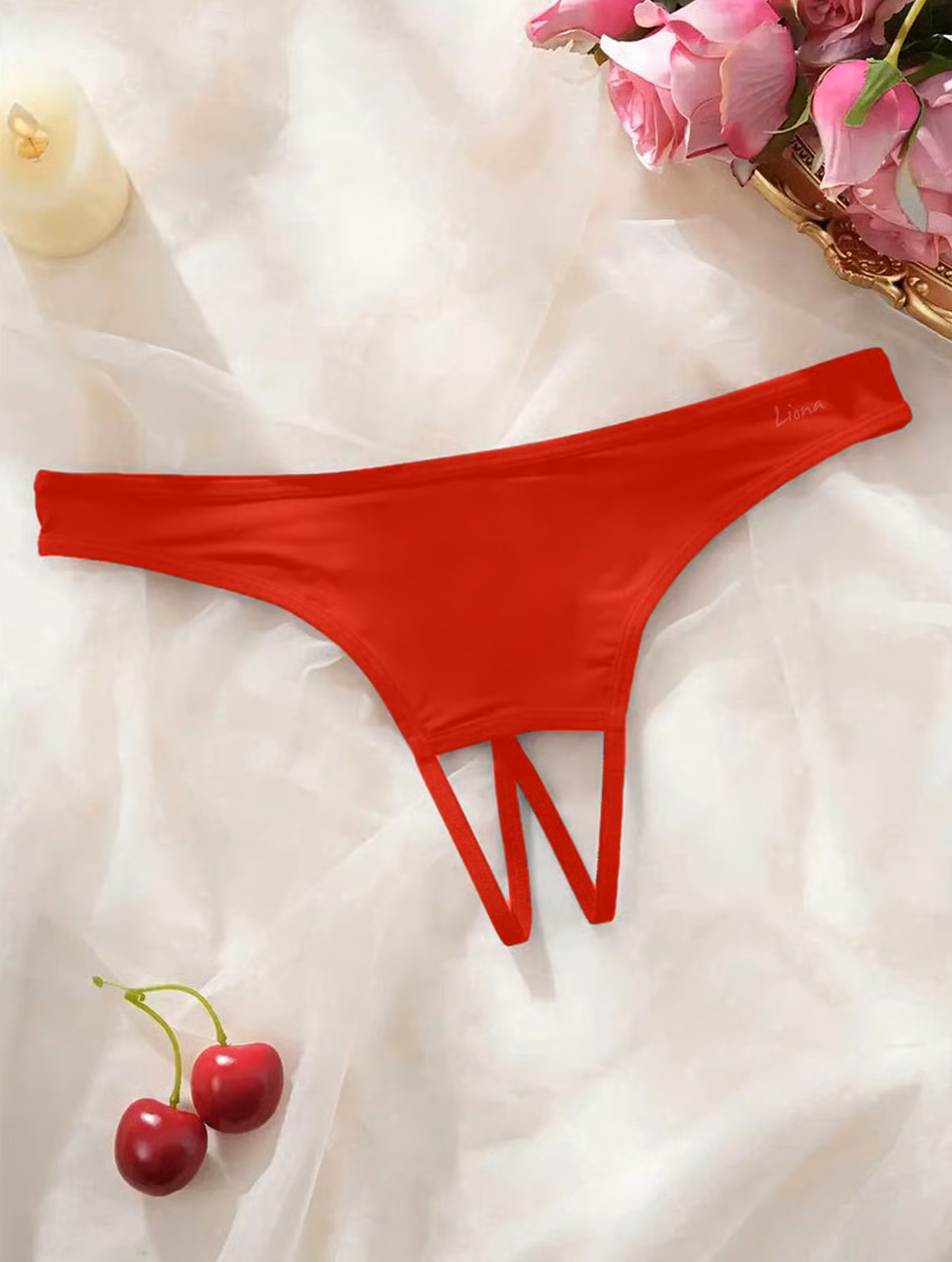 Tegan Kadın Kırmızı Ağ bölgesi Açık Külot TG270059 - XL - XS