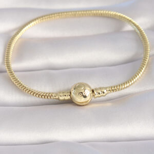 Tegan Pirinç Gold Renk İşleme Detay Charm Model Kadın Bileklik TG27BB5988