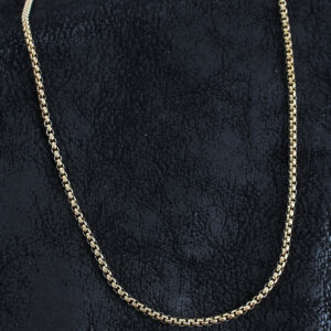 Tegan 316L Çelik Örme Zincir Model Gold Renk Erkek Kolye TG27ERK1391