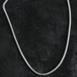 Tegan 316L Çelik Oval İtalyan Zincir Model Gümüş Renk Erkek Kolye TG27ERK1396