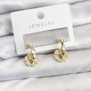 Tegan Pirinç Gold Renk Kadın Göçmen Küpe TG27BKP11597