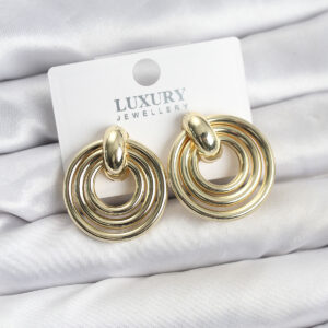 Tegan Gold Renk Pirinç Vintage Kadın Küpe TG27BKP11625