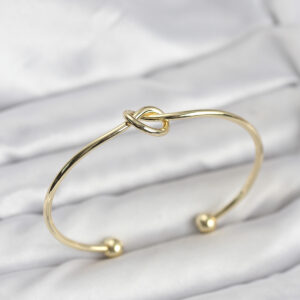 Tegan Düğüm Model Pirinç Gold Renk Kadın Bileklik TG27BB8231