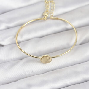 Tegan Gold Renk Pirinç Model Kadın Bileklik TG27BB8234